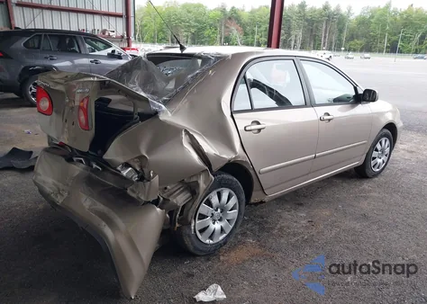 2004 Toyota Corolla Ce/Le/S из США, поврежденный, VIN 2T1BR32E64C275702